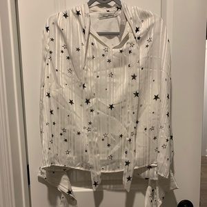 Nasty Gal star print blouse